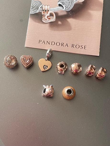 Pandora rosegold koralky, pandora