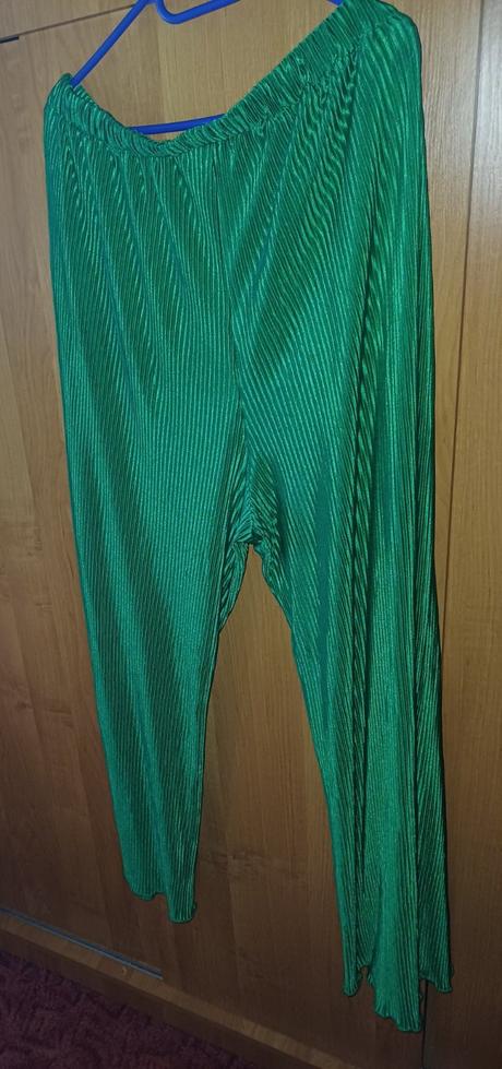 Damske široké zelene nohavice 3xl, xxxl