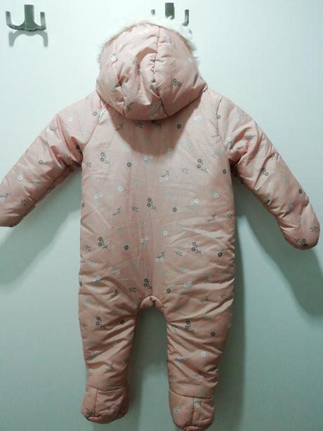 Zimná kombinéza overal s kožušinkou, primark,86