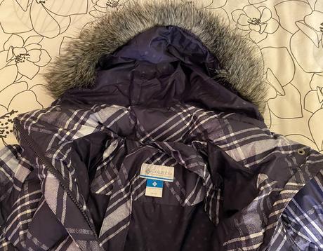 Páperová - perová bunda s kapucou columbia v. s, columbia,s