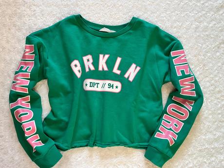 H&m zelena cropp mikina, h&m,s