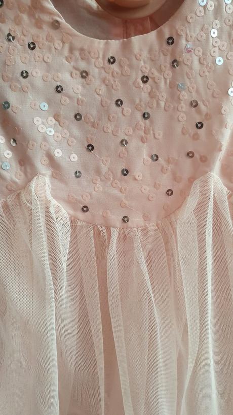 Šatky s flitrami, h&m,80