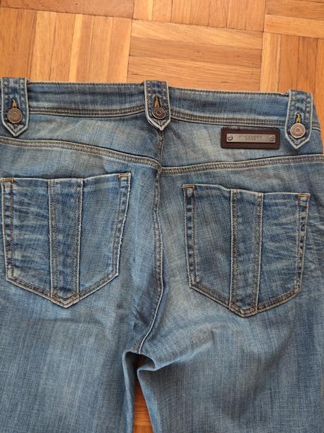 Burberry originál peckove, luxusné dámske rifle, burberry,m