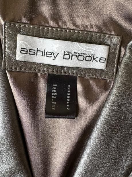 Kožená bunda ashley brooke, s
