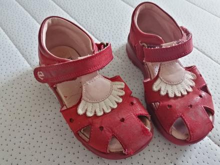 Kožené sandálky ecco 24, ecco,24