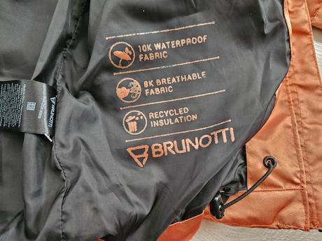 Zimna bunda brunotti 10k, 152