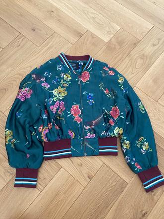 Bershka floral bomber, bershka,m