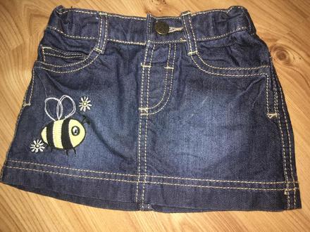 Riflova sukňa so včielkou, f&f,86