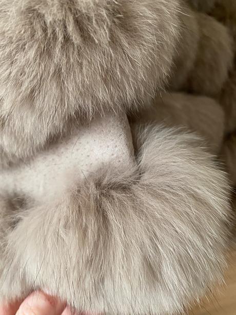 Real fur jacket 2v1 kabát kozuch vesta, 