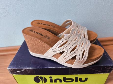 Šľapky na platforme inblu, 39