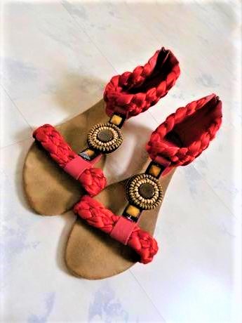 Luxusné etno sandálky, 38