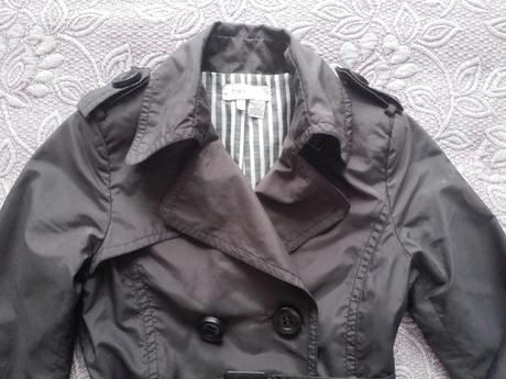 Krátky trenčkot zn. zara, veľ. xs/36, zara,xs