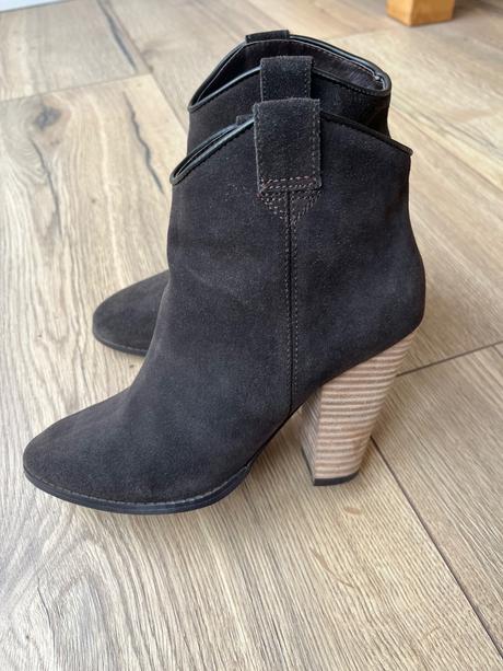 Kožené kotnicky apart, 37