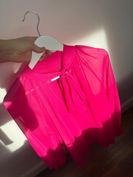 Zara neónová bluzka, zara,m