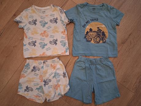 2x lelne dvojdielne pyzama, sinsay,104