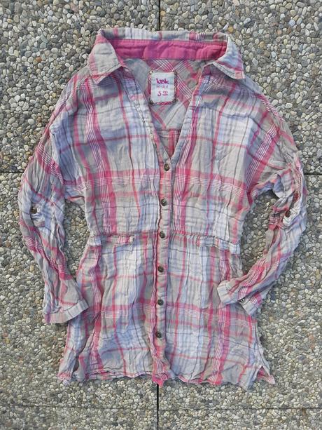 Zľava. dlhá košeľa bershka velk. s., bershka,s
