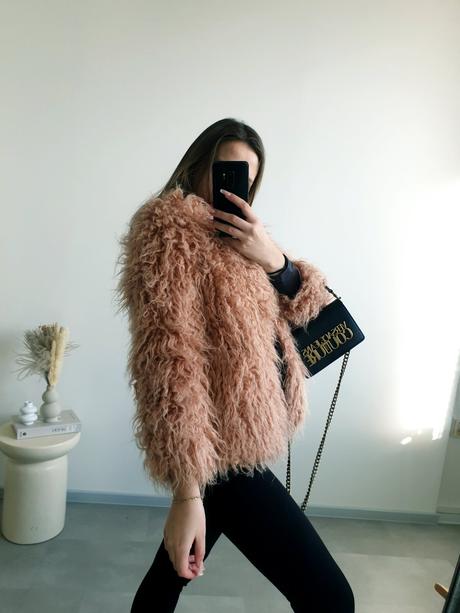 Kožúšok xs, h&m,xs