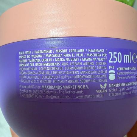 Šampón, maska, balzam na pery,