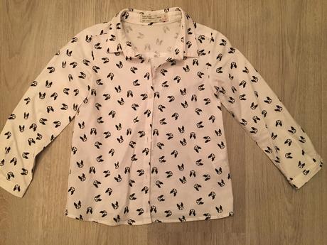 Blúzka pre milovníčku psíkov, zara,110