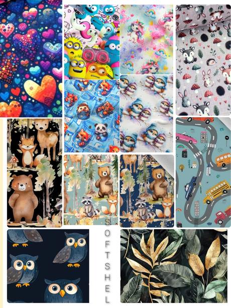 Softshell nohavice, 80 - 140