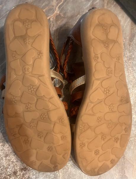 Letná "gladiátorky" sandále, 35