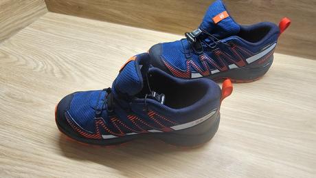 Detská nepremokavá turistická obuv salomon xa pro, salomon,36