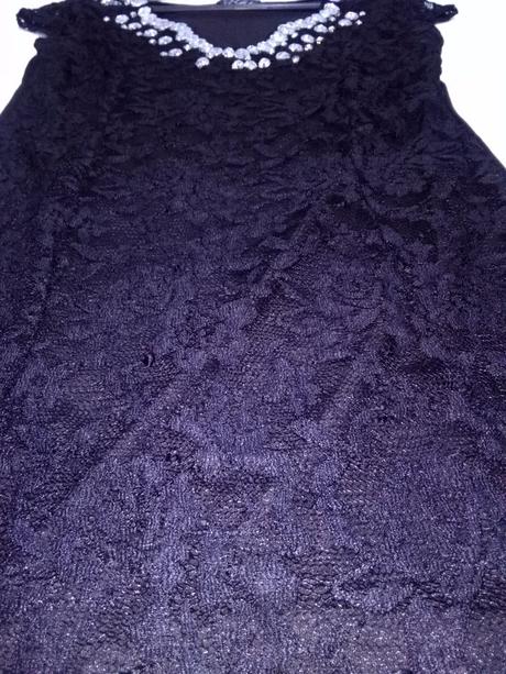 Predĺžený top/minišaty, s