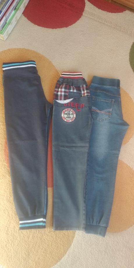 3ks detské nohavice, 140