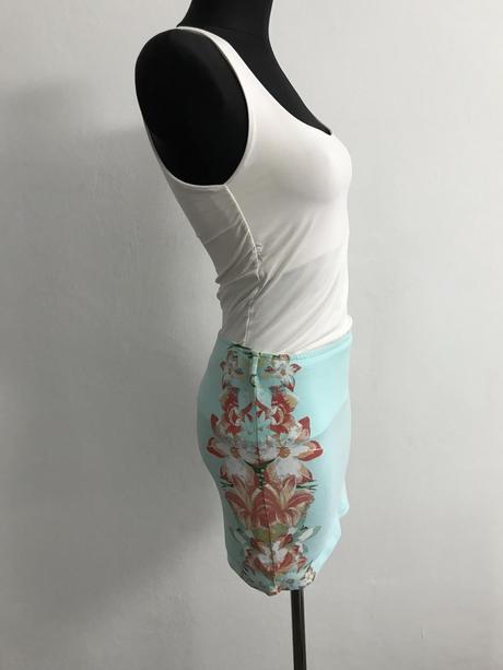 Kvietkovaná suknička bershka, bershka,s