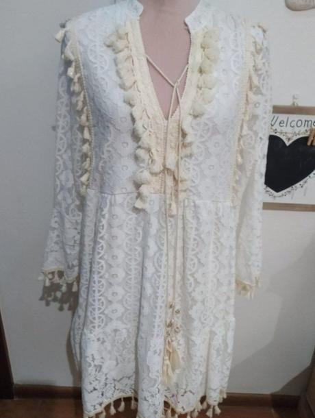 Letné krajkove šaty,