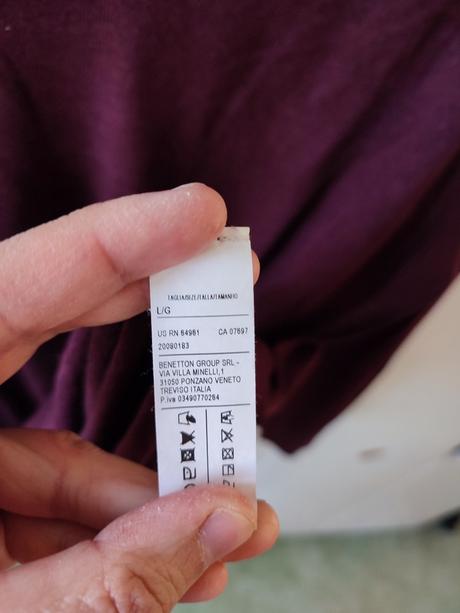 Ľahký pulóver benneton, benetton,l