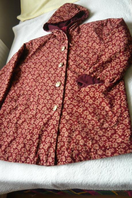 Dámsky kabát s kapucou, xxl