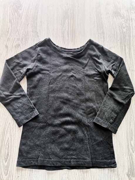 Dievčenské čierne tričko, dopodopo,98