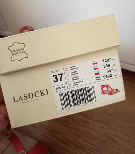 Sandále kožené lasocki, lasocki,37