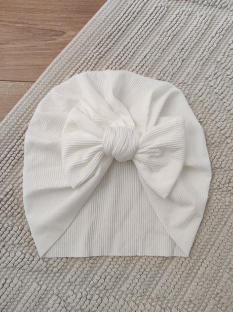 Čiapka turban s mašľou 0-1rok, 56 / 62 / 68 / 74 / 80