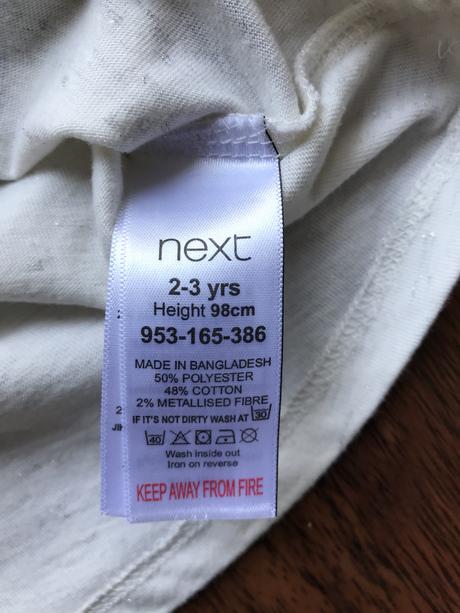Tricko zn.next na 2-3 rokov, next,98