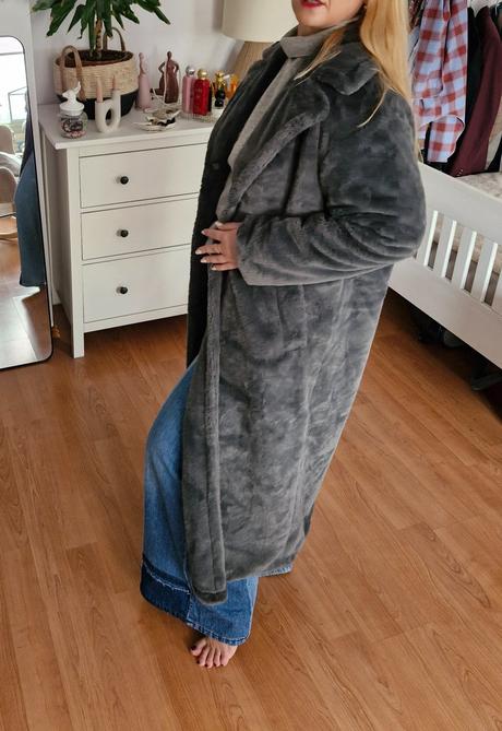 Kožuch z umelej kožušiny notre-v, l