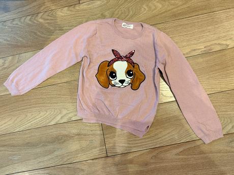 Svetrik so psikom, h&m,128