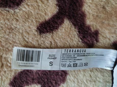 Cierny pas ceu prsia terranova, velkost s, terranova,s