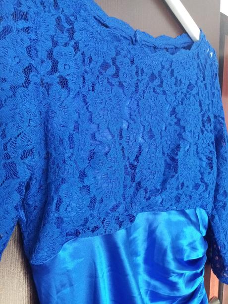 Dámske spoločenské šaty - kráľovská modrá, 40