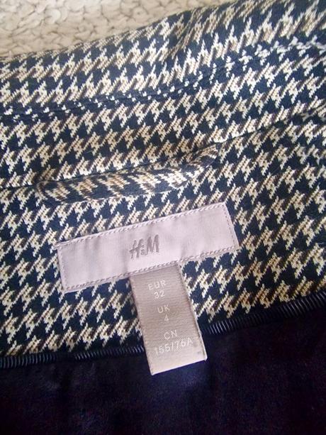 Kárované sako h&m, h&m,xs