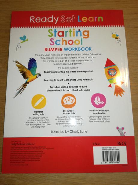 Ready set learn starting school bumper workbook, 