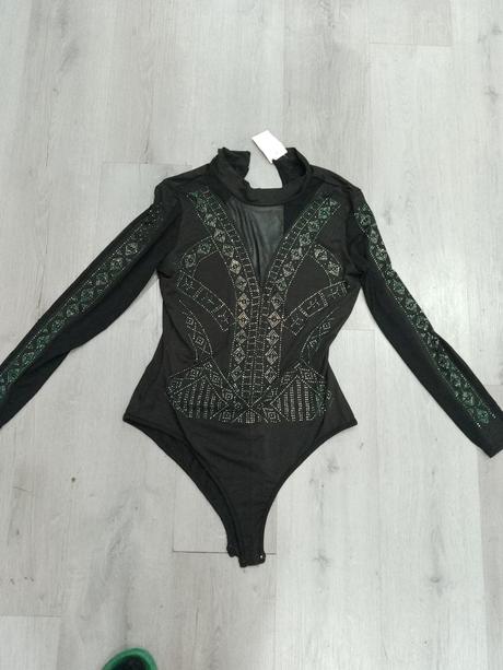 Dámske body s kamienkami l/xl, l