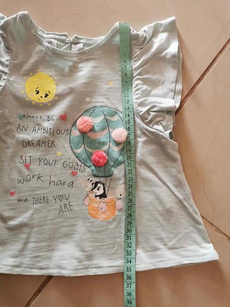 Tričko s volanmi, zara,92