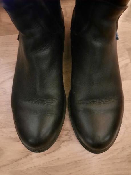 Dámske kožené čižmy, lasocki,36