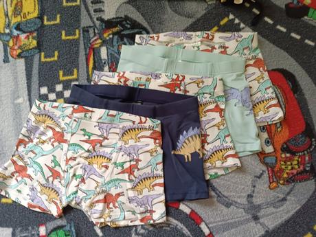 Chlapčenské boxerky dinosaury, h&m,134