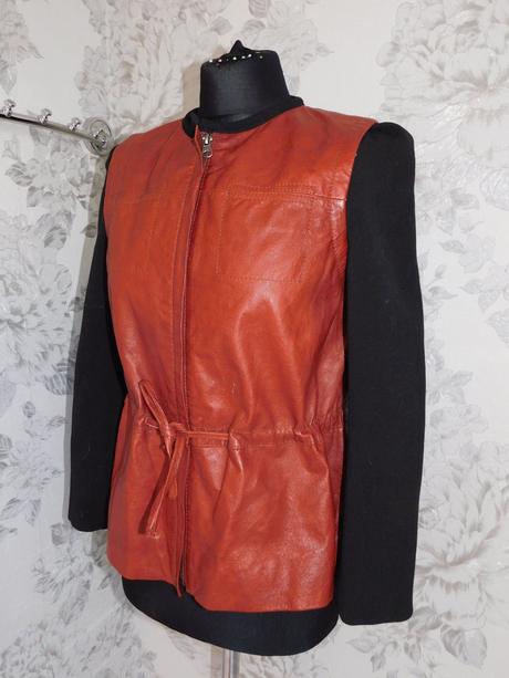 Damska trendy kozena bunda, h&m,36