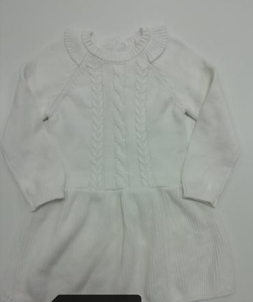 Biele pletené svetríkové šaty, george,92