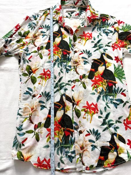 Luxusná lanová  košeľa alessandro lamura milano, m