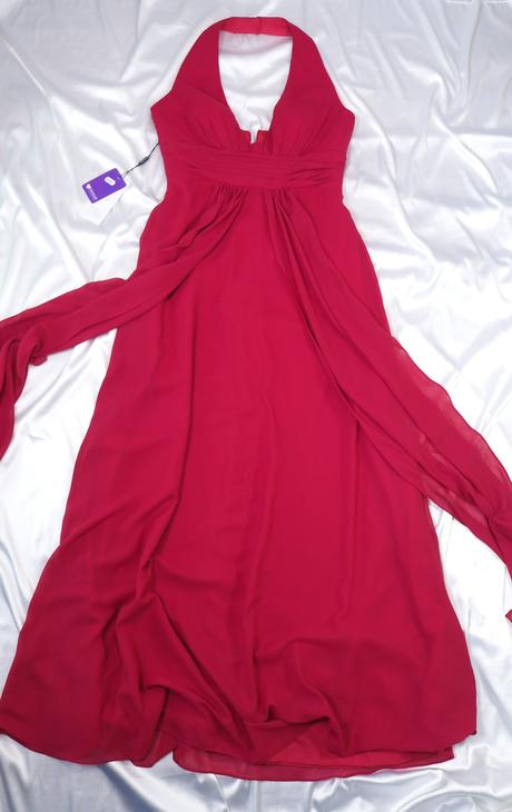 Luxusné červené šaty jj house, 42